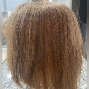 Human hair topper.  Pre owned.